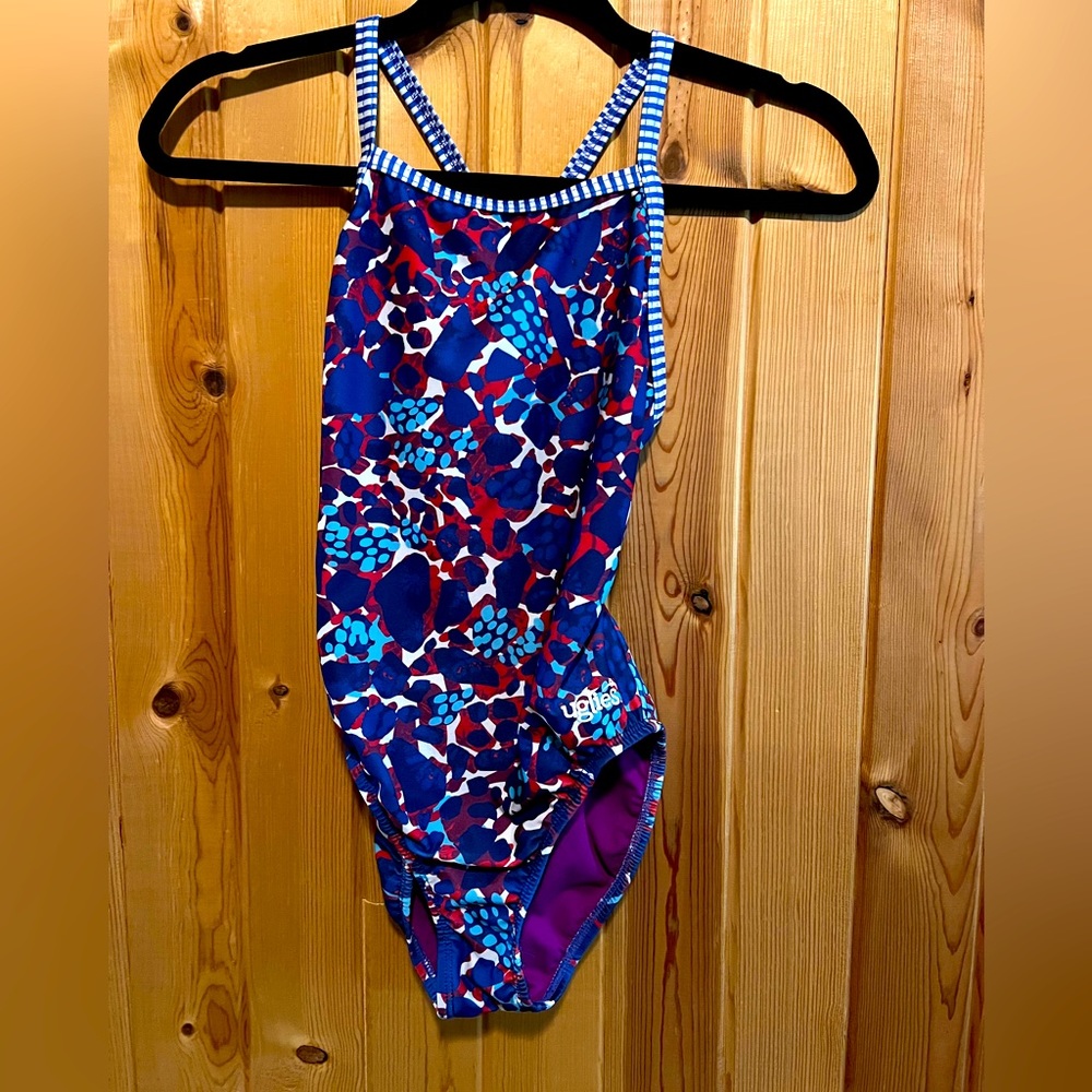 Girls Dolfin Uglies training swimsuit, one-piece, size 32